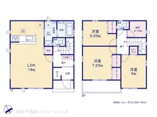 【千葉県/松戸市小金きよしケ丘】松戸市小金きよしケ丘3丁目 新築一戸建て 間取り図
