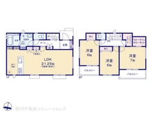 【千葉県/流山市加】流山市加1丁目 新築一戸建て 間取り図