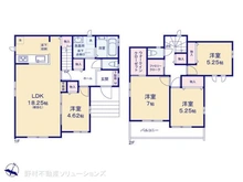 【千葉県/流山市野々下】流山市野々下5丁目 新築一戸建て 間取り図