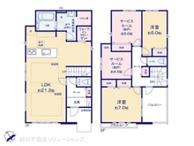 【千葉県/流山市鰭ケ崎】流山市鰭ケ崎 新築一戸建て 間取り図