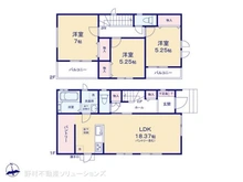 【千葉県/松戸市三ケ月】松戸市三ケ月 新築一戸建て 間取り図