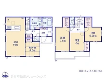 【千葉県/松戸市金ケ作】松戸市金ケ作 新築一戸建て 間取り図