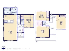 【千葉県/松戸市金ケ作】松戸市金ケ作 新築一戸建て 間取り図