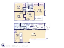 【千葉県/松戸市上本郷】松戸市上本郷 新築一戸建て 間取り図