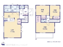 【千葉県/松戸市紙敷】松戸市紙敷1丁目 新築一戸建て 間取り図