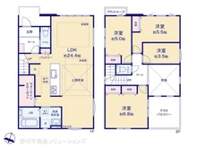 【千葉県/流山市平和台】流山市平和台5丁目 新築一戸建て 間取り図