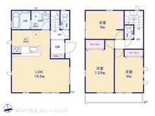 【千葉県/松戸市西馬橋】松戸市西馬橋1丁目 新築一戸建て 間取り図