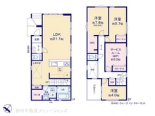 【千葉県/松戸市牧の原】松戸市牧の原1丁目 新築一戸建て 間取り図