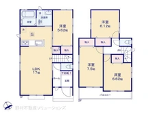 【千葉県/柏市南増尾】柏市南増尾3丁目 新築一戸建て 間取り図