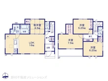 【千葉県/流山市野々下】流山市野々下3丁目 新築一戸建て 間取り図