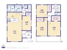 【千葉県/柏市十余二】柏市十余二 新築一戸建て 間取り図