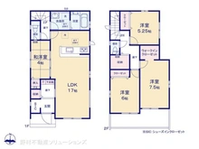 【千葉県/柏市十余二】柏市十余二 新築一戸建て 間取り図