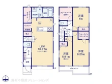 【千葉県/松戸市東平賀】松戸市東平賀 新築一戸建て 間取り図