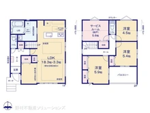 【千葉県/松戸市二十世紀が丘柿の木町】松戸市二十世紀が丘柿の木町 新築一戸建て 間取り図