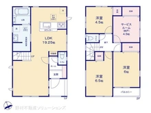 【千葉県/松戸市常盤平】松戸市常盤平4丁目 新築一戸建て 間取り図