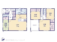 【千葉県/流山市流山】流山市流山3丁目 新築一戸建て 間取り図