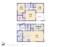 【千葉県/流山市流山】流山市流山3丁目 新築一戸建て 間取り図