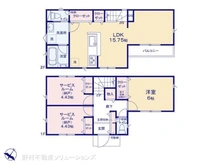 【千葉県/柏市豊四季】柏市豊四季 新築一戸建て 間取り図