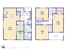 【千葉県/柏市新富町】柏市新富町2丁目 新築一戸建て 間取り図