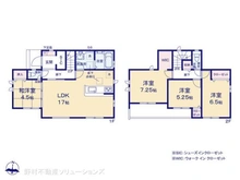 【千葉県/柏市高田】柏市高田 新築一戸建て 間取り図