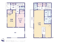 【千葉県/流山市野々下】流山市野々下3丁目 新築一戸建て 間取り図