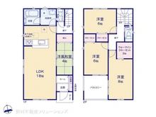 【千葉県/松戸市西馬橋】松戸市西馬橋5丁目 新築一戸建て 間取り図