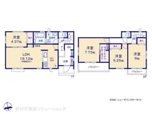 【千葉県/松戸市新松戸】松戸市新松戸6丁目 新築一戸建て 間取り図