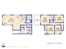 【千葉県/松戸市上本郷】松戸市上本郷 新築一戸建て 間取り図