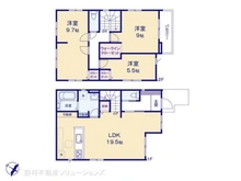 【千葉県/流山市西平井】流山市西平井2丁目 新築一戸建て 間取り図
