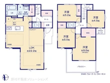 【千葉県/松戸市新松戸】松戸市新松戸6丁目 新築一戸建て 間取り図