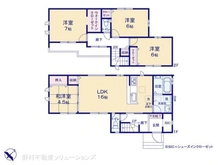 【千葉県/柏市西原】柏市西原4丁目 新築一戸建て 間取り図