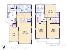 【千葉県/柏市豊住】柏市豊住1丁目 新築一戸建て 間取り図