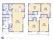 【千葉県/松戸市六高台】松戸市六高台3丁目 新築一戸建て 間取り図