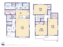 【千葉県/松戸市六高台】松戸市六高台3丁目 新築一戸建て 間取り図