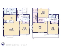 【千葉県/松戸市栗ケ沢】松戸市栗ケ沢 新築一戸建て 間取り図