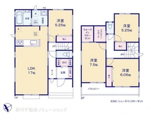 【千葉県/松戸市常盤平柳町】松戸市常盤平柳町 新築一戸建て 間取り図