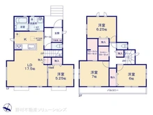 【千葉県/松戸市上本郷】松戸市上本郷 新築一戸建て 間取り図