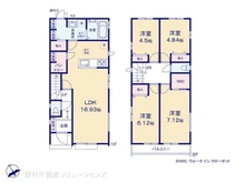 【千葉県/松戸市上本郷】松戸市上本郷 新築一戸建て 間取り図