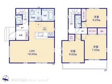 【千葉県/柏市東】柏市東1丁目 新築一戸建て 間取り図