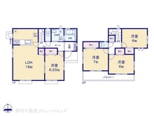 【千葉県/松戸市松飛台】松戸市松飛台 新築一戸建て 間取り図