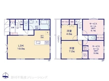 【千葉県/柏市増尾】柏市増尾8丁目 新築一戸建て 間取り図