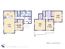 【千葉県/流山市名都借】流山市名都借 新築一戸建て 間取り図
