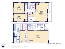 【千葉県/松戸市河原塚】松戸市河原塚 新築一戸建て 間取り図