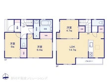 【千葉県/松戸市秋山】松戸市秋山 新築一戸建て 間取り図