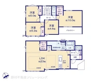 【千葉県/松戸市胡録台】松戸市胡録台 新築一戸建て 間取り図