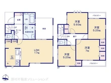 【千葉県/柏市増尾】柏市増尾7丁目 新築一戸建て 間取り図