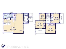 【千葉県/松戸市胡録台】松戸市胡録台 新築一戸建て 間取り図