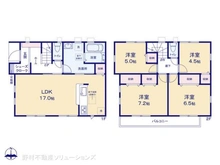 【千葉県/松戸市五香西】松戸市五香西2丁目 新築一戸建て 間取り図