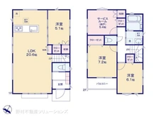 【千葉県/松戸市上矢切】松戸市上矢切 新築一戸建て 間取り図