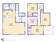 【千葉県/松戸市上矢切】松戸市上矢切 新築一戸建て 間取り図